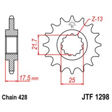 JTF1298.17 Звезда передняя 428