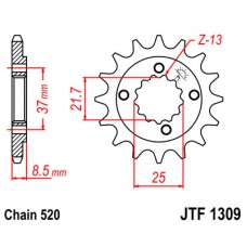 JTF1309.13 Звезда передняя 520