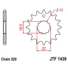 JTF1439.13 Звезда передняя 520