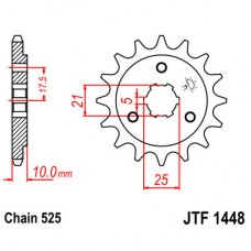 JTF1448.14 Звезда передняя 525