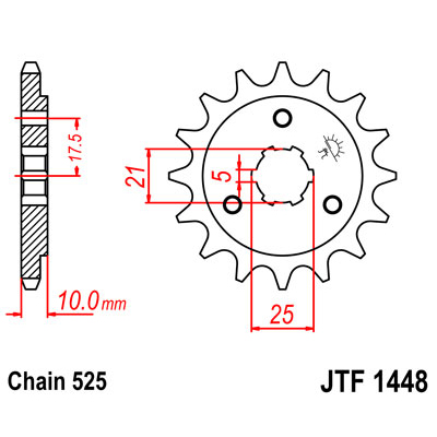 JTF1448.14 Звезда передняя 525