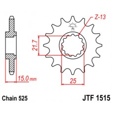 JTF1515.15 Звезда передняя 525