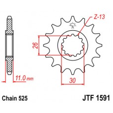 JTF1591.15 Звезда передняя 525