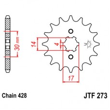 JTF273.13 Звезда передняя 428