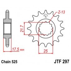 JTF297.15 Звезда передняя 525
