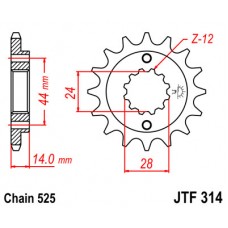 JTF314.15 Звезда передняя 525