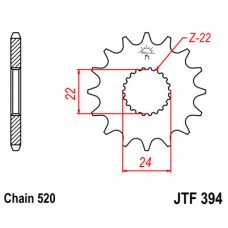 JTF394.17 Звезда передняя 520