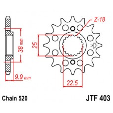 JTF403.15 Звезда передняя 520 JTF403.15 Звезда передняя 520