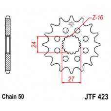 JTF423.18 Звезда передняя 530