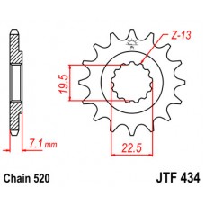 JTF434.15 Звезда передняя 520