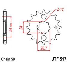 JTF517.16 Звезда передняя 530