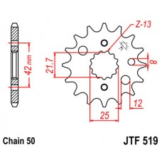 JTF519.15 Звезда передняя 530