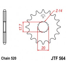 JTF564.13 Звезда передняя 520