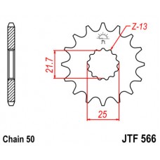 JTF566.14 Звезда передняя 530