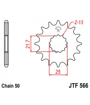 JTF566.14 Звезда передняя 530