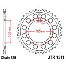 JTR1311.45 Звезда задняя 525