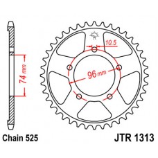 JTR1313.40 Звезда задняя 525