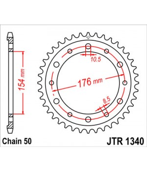 JTR1340.43 Звезда задняя 530