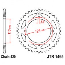 JTR1465.47 Звезда задняя 420