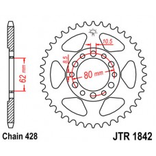 JTR1842.50 Звезда задняя 428