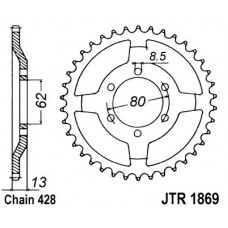 JTR1869.45 Звезда задняя 428