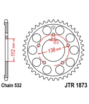 JTR1873.48 Звезда задняя 532