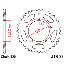 JTR23.47 Звезда задняя 420