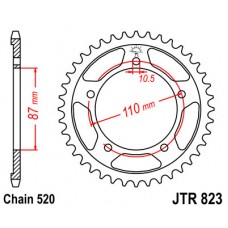 JTR823.45 Звезда задняя 520 JTR823.45 Звезда задняя 520
