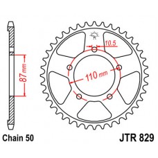 JTR829.44 Звезда задняя 530