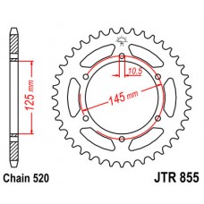 JTR855.45 Звезда задняя 520