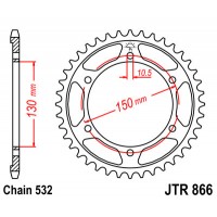 JTR866.39 Звезда задняя 532