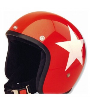 Шлем открытый Bandit Jet Star Red