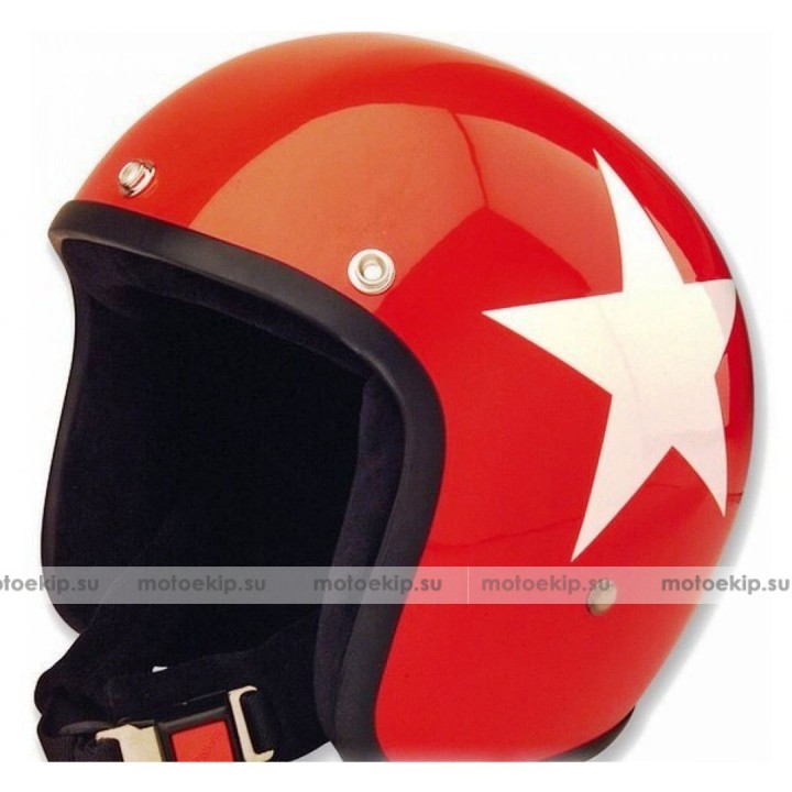 Шлем открытый Bandit Jet Star Red