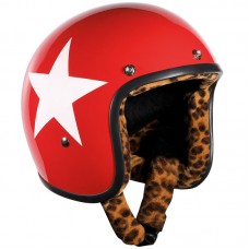 Шлем открытый Bandit Jet Star Red
