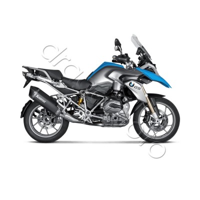 Выхлоп Akrapovic BMW R 1200 GS 13- Nero S-B12SO10-HAABL
