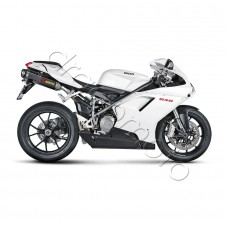 Выхлоп Akrapovic Ducati 848 / 848 EVO / 1098 R S / 1198 S Carbon RC S-D10SO3-ZC