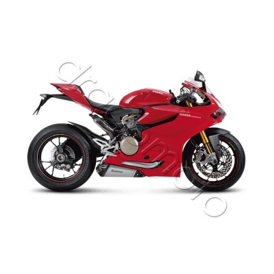 Полная система выпуска Akrapovic Ducati 899 1199 Panigale Evolution Titanium RC S-D11E1-T