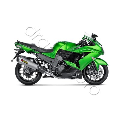 Полная система выпуска Akrapovic Kawasaki ZZR 1400 12- Titanium RC S-K14R3-ZAAT