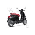 Полная система выпуска Akrapovic Piaggio Liberty - Vespa LX / Primavera / Sprint 125 150 13-15 Nero S-VE125R1-HZBL1