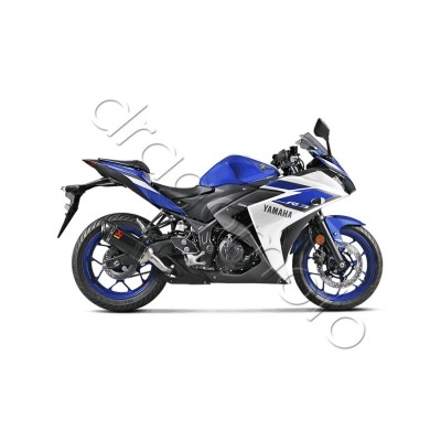 Выхлоп Akrapovic Yamaha YZF R25 / R3 14- Carbon S-Y2SO12-HAPC