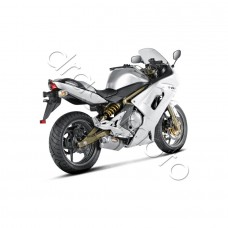 Выхлоп Akrapovic Kawasaki ER6 N / F 06-08 Titanium SS-K6SO4-HTT