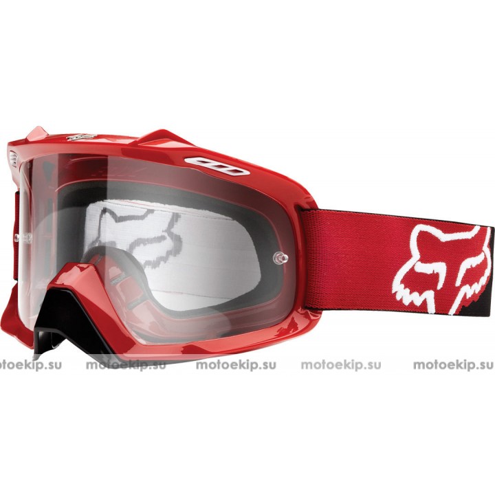 Очки для кросса FOX AIRSPC Goggle - Killa Red - Clear