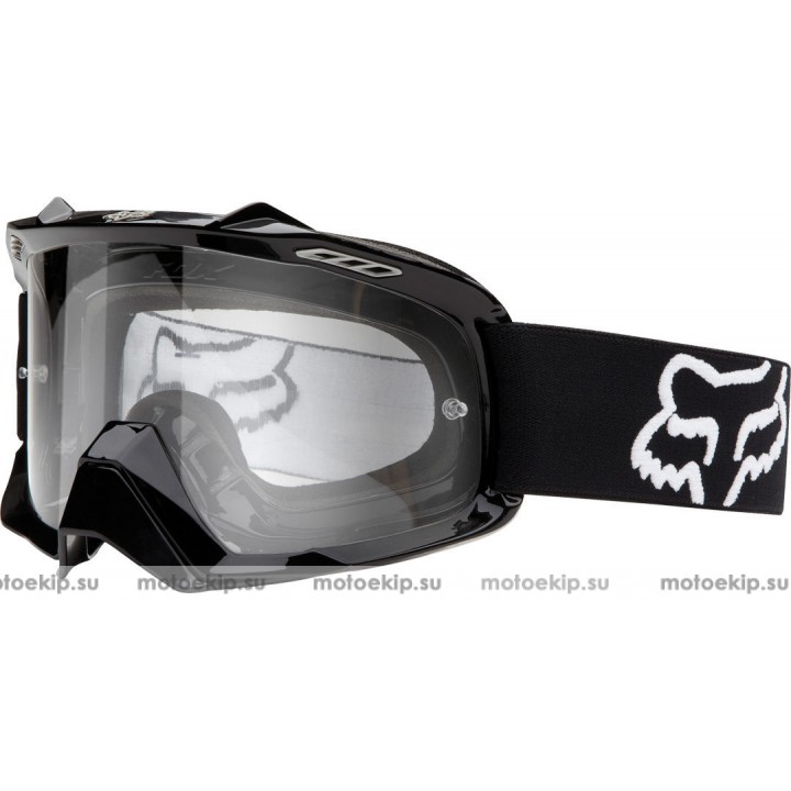 Очки для кросса FOX AIRSPC Goggle - Polished Black - Clear