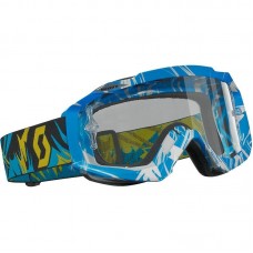 Очки для кросса Scott Hustle MX Strobe Blue Yellow Goggle Очки для кросса Scott Hustle MX Strobe Blue Yellow Goggle