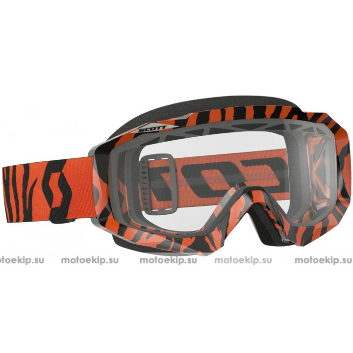 Очки для кросса Scott Hustle MX Enduro Goggle Black Fluo Orange