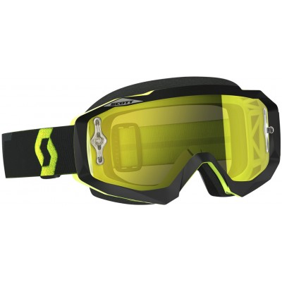 Очки для кросса Scott Hustle MX Goggle Black Fluo Yellow