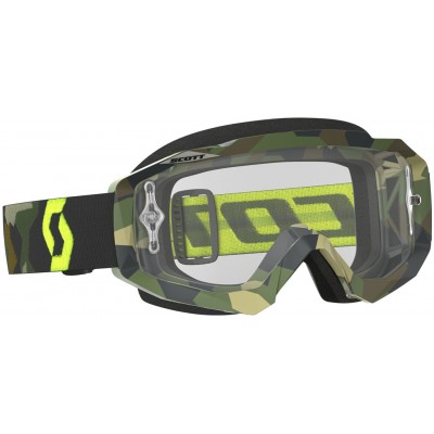 Очки для кросса Scott Hustle MX Goggle Grey Fluo Yellow
