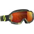 Очки для кросса Scott Hustle MX Goggle Grey Fluo Yellow Chrome Works Очки для кросса Scott Hustle MX Goggle Grey Fluo Yellow Chrome Works