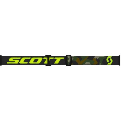 Очки для кросса Scott Hustle MX Goggle Grey Fluo Yellow Chrome Works
