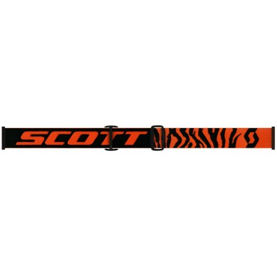Очки для кросса Scott Hustle MX Goggle Black Fluo Orange Clear Works